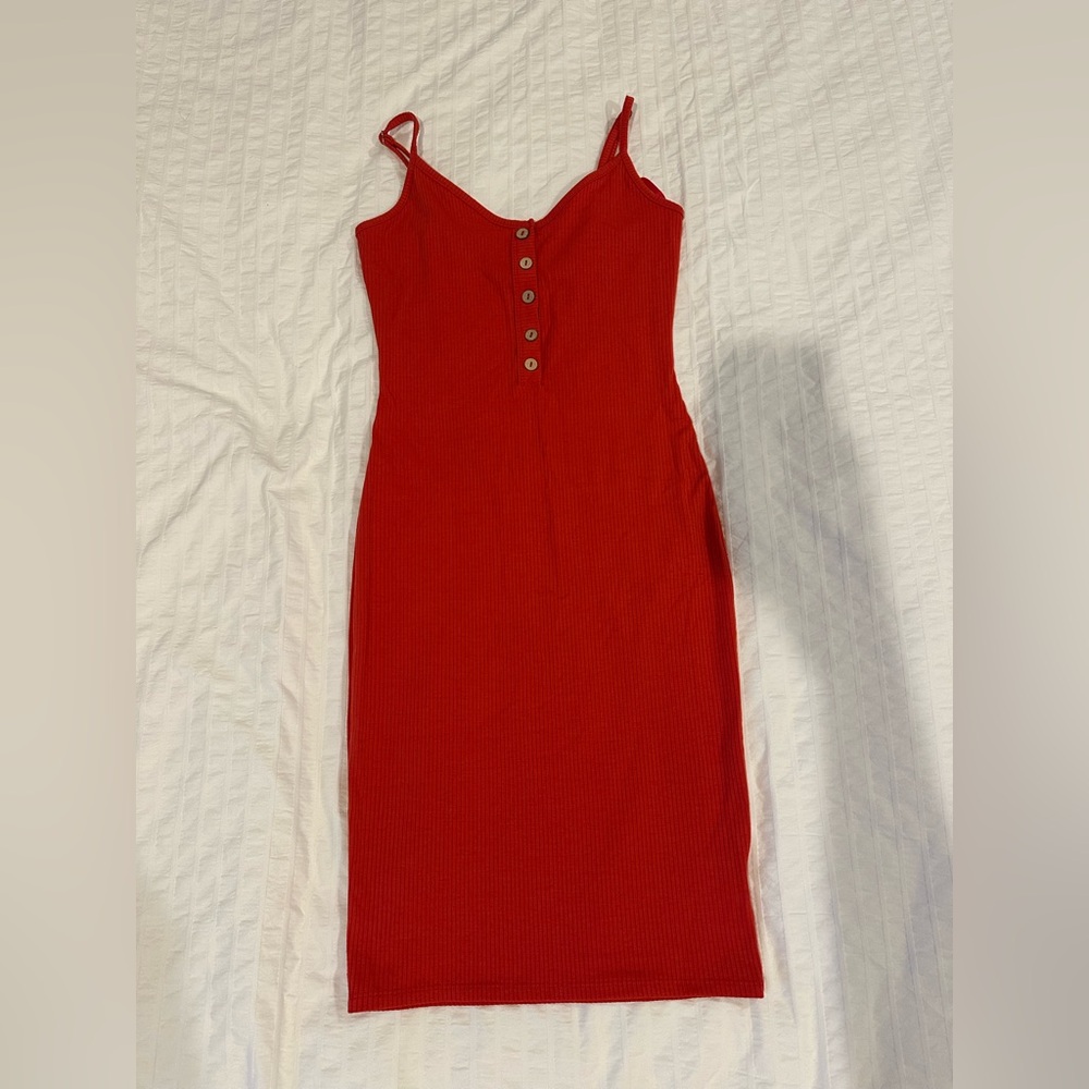 Red bodycone dress size Small